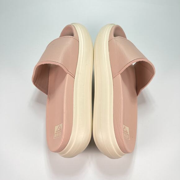 Reef Cushion Bondi Bay Dusty Pink Slide Sandals Casual Comfort Women’s Size 10 - Picture 7 of 10